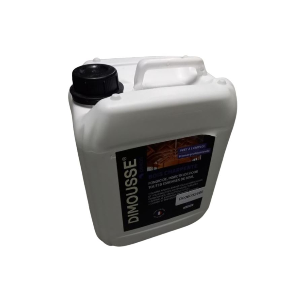 DIMOUSSE Traitement bois charpente insecte xylophage - bidon 5 litres DIMOS - 444200