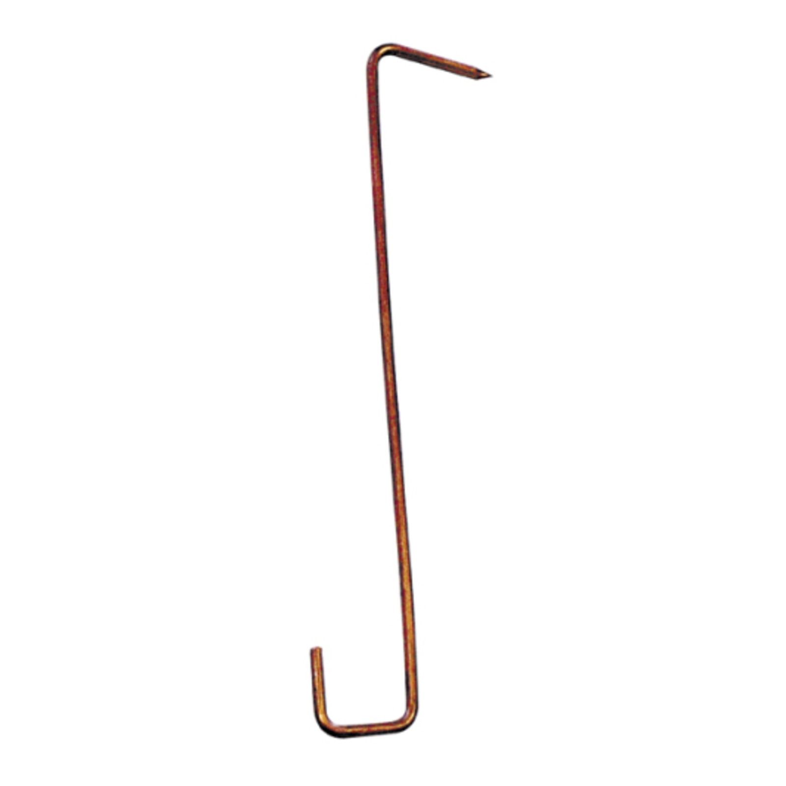 Crochet tuile plate cuivre 16x3 mm talon bas 15/15 DIMOS - 763119