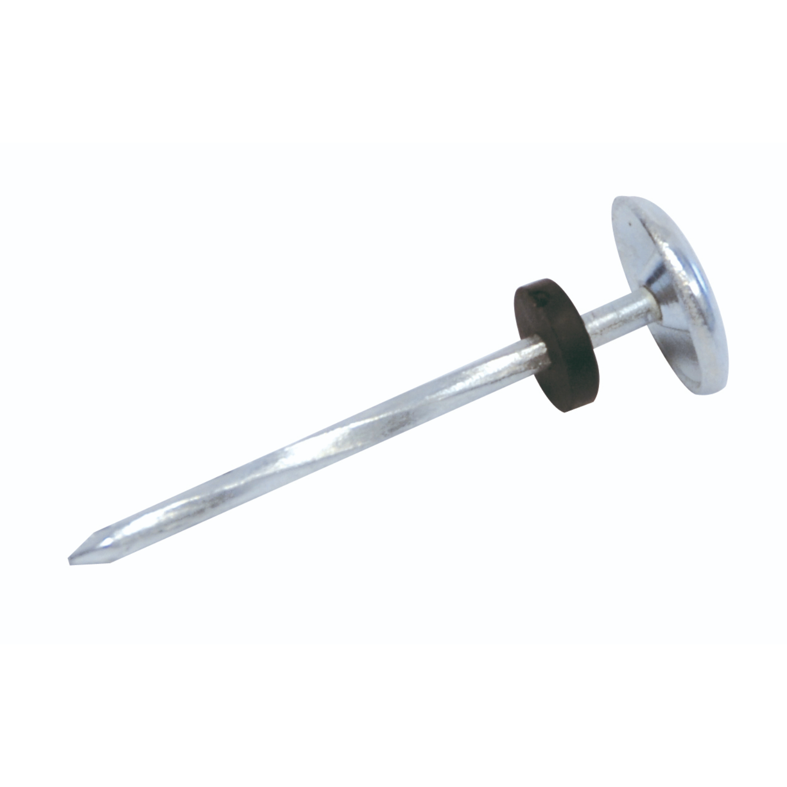 Clou calotin torsadé électro-zingué 30x2,7 mm + rondelle EPDM DIMOS - 770461