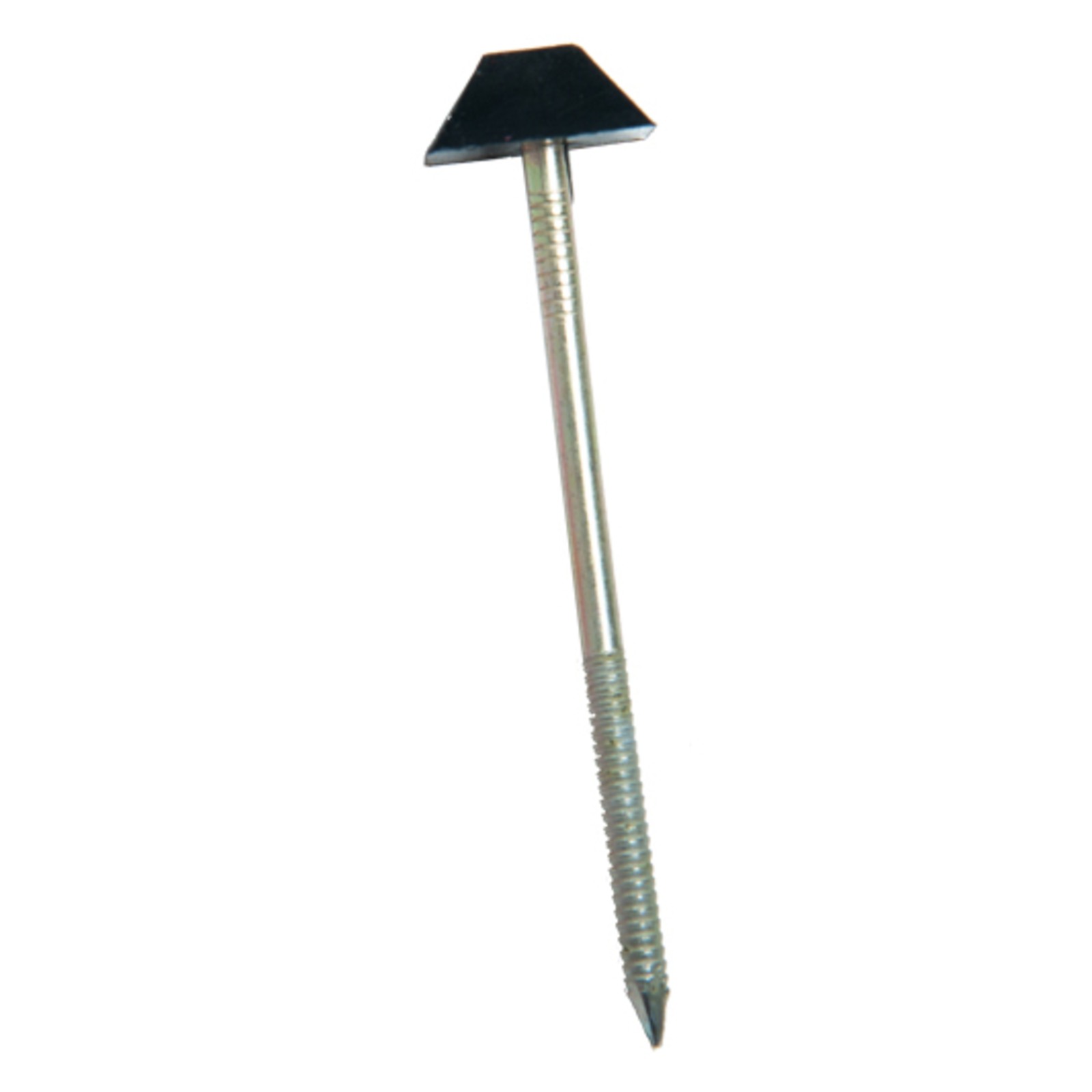 Pointe plastique pyramidale annelée noire 65x3 mm DIMOS - 774642