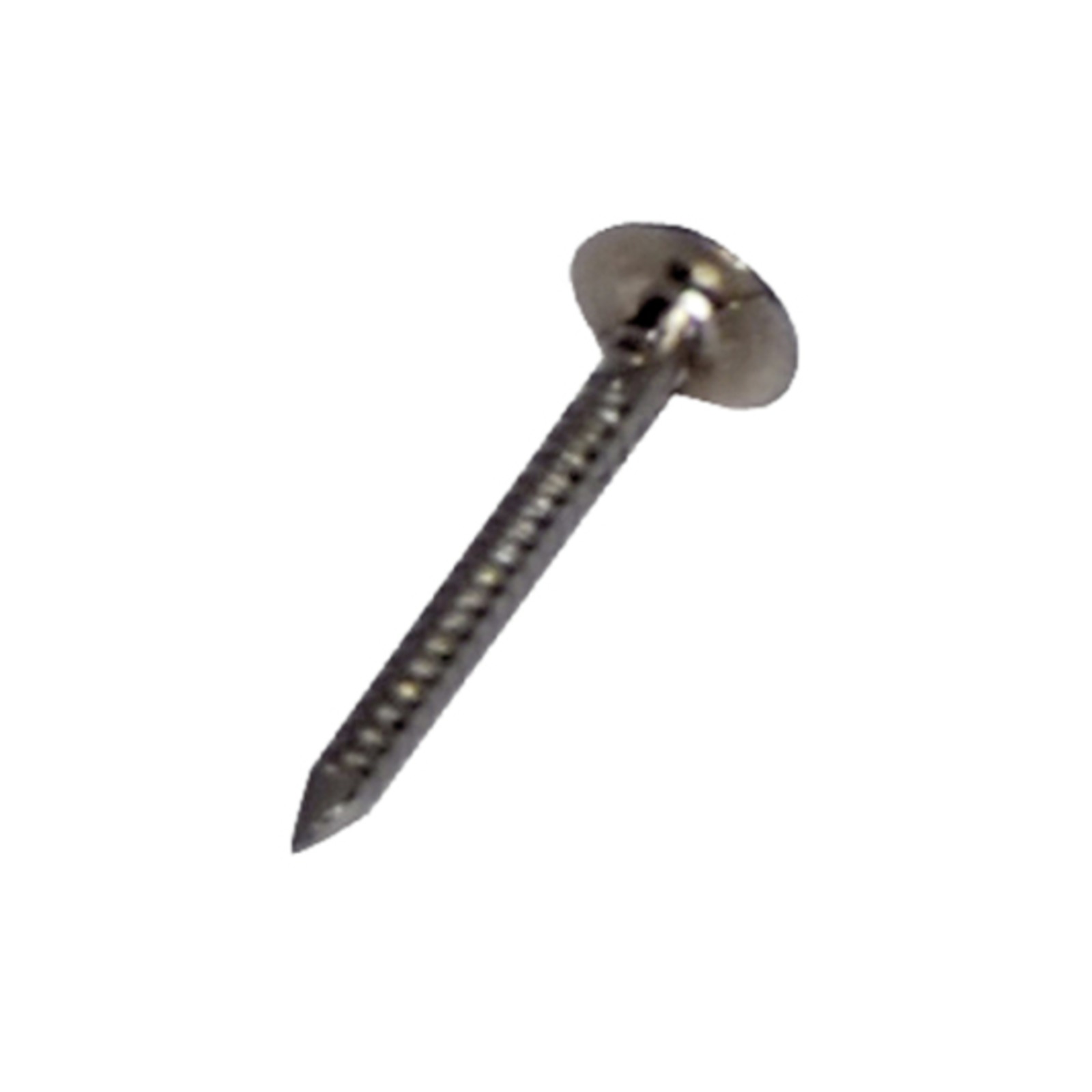Pointe tête extra large annelée inox 17% 90x3.5mm DIMOS - 777181