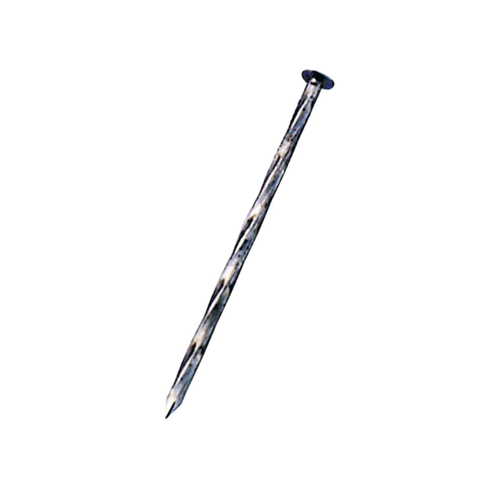 Pointe tête plate torsadée acier clair DIMOS - 780006