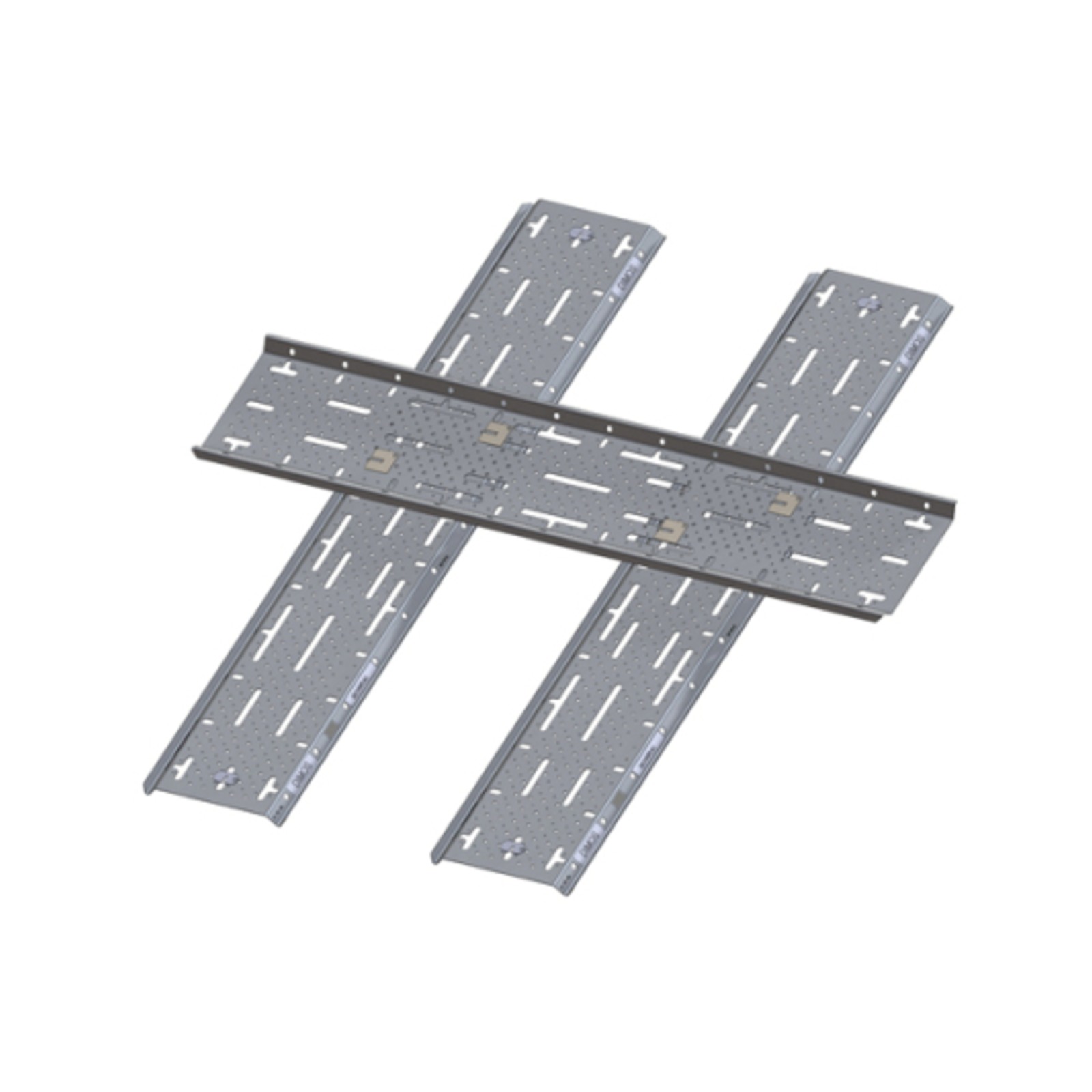 Pack complet alu SECURIPLAC 3 planchers 3m 60cm kit fixation DIMOS - 870040