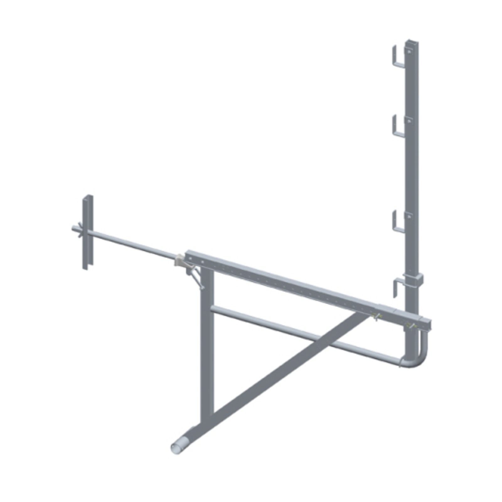Echafaudage de toit alu avec traversée mur 0,35m DIMOS - 870130