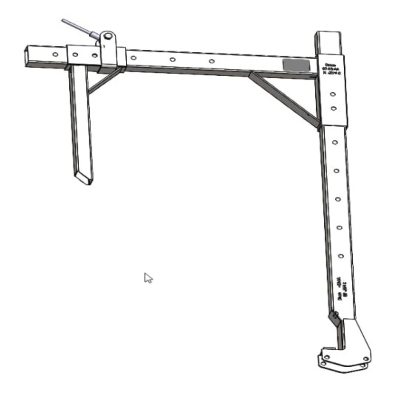 Fixation échafaudage alu crosse élinguée DIMOS - 880125