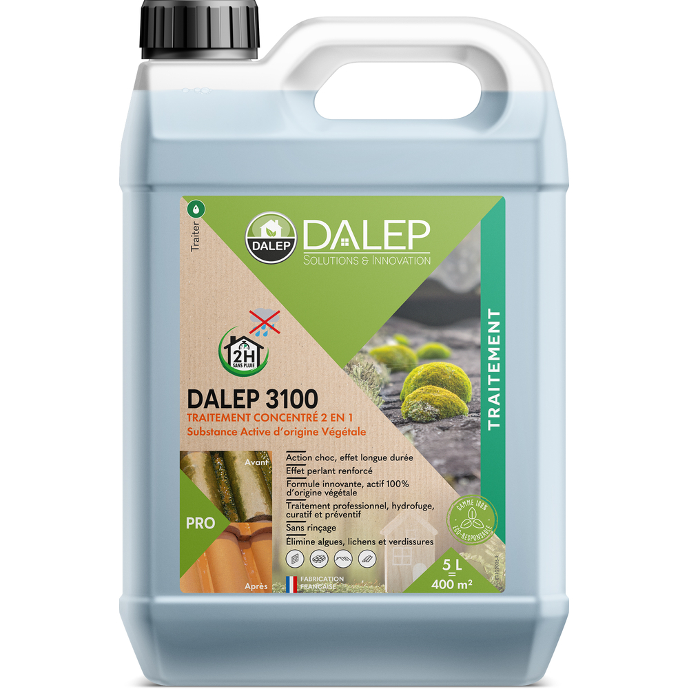 Traitement DALEP 3100® Concentré 2 en 1 - Bidon 5 L - 1.01.0003.03
