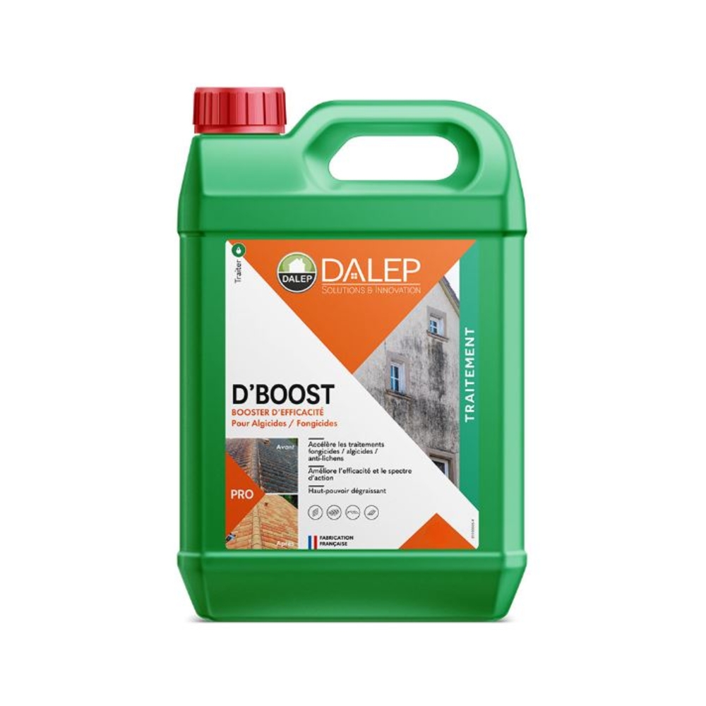 D'BOOST Additif Détergent pour Fongicides et Algicides - Bidon 20L - DALEP - 1.01.0013.06