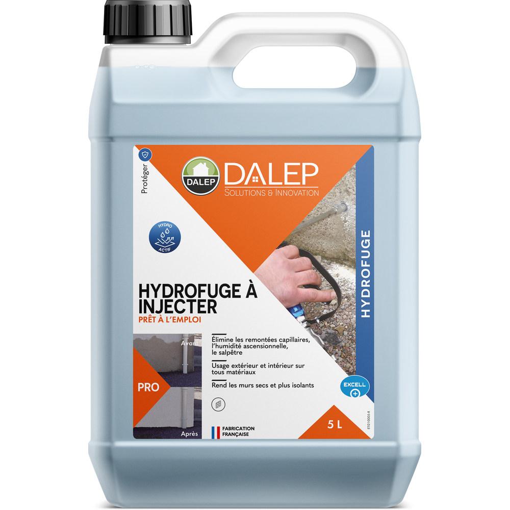 HYDROFUGE À INJECTER Prêt à l'Emploi - Bidon 5 L DALEP - 1.02.0015.03