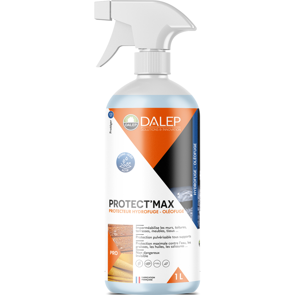 Protecteur PROTECT'MAX Hydrofuge / Oléofuge - Bidon 1 L DALEP -1.02.0020.01