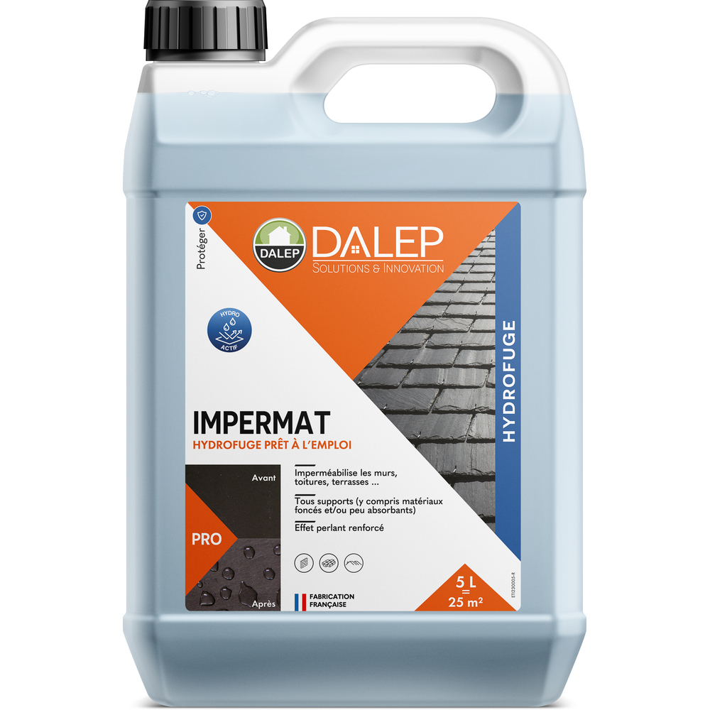 Hydrofuge IMPERMAT Prêt à l'Emploi - Bidon 5 L DALEP - 1.02.0021.03