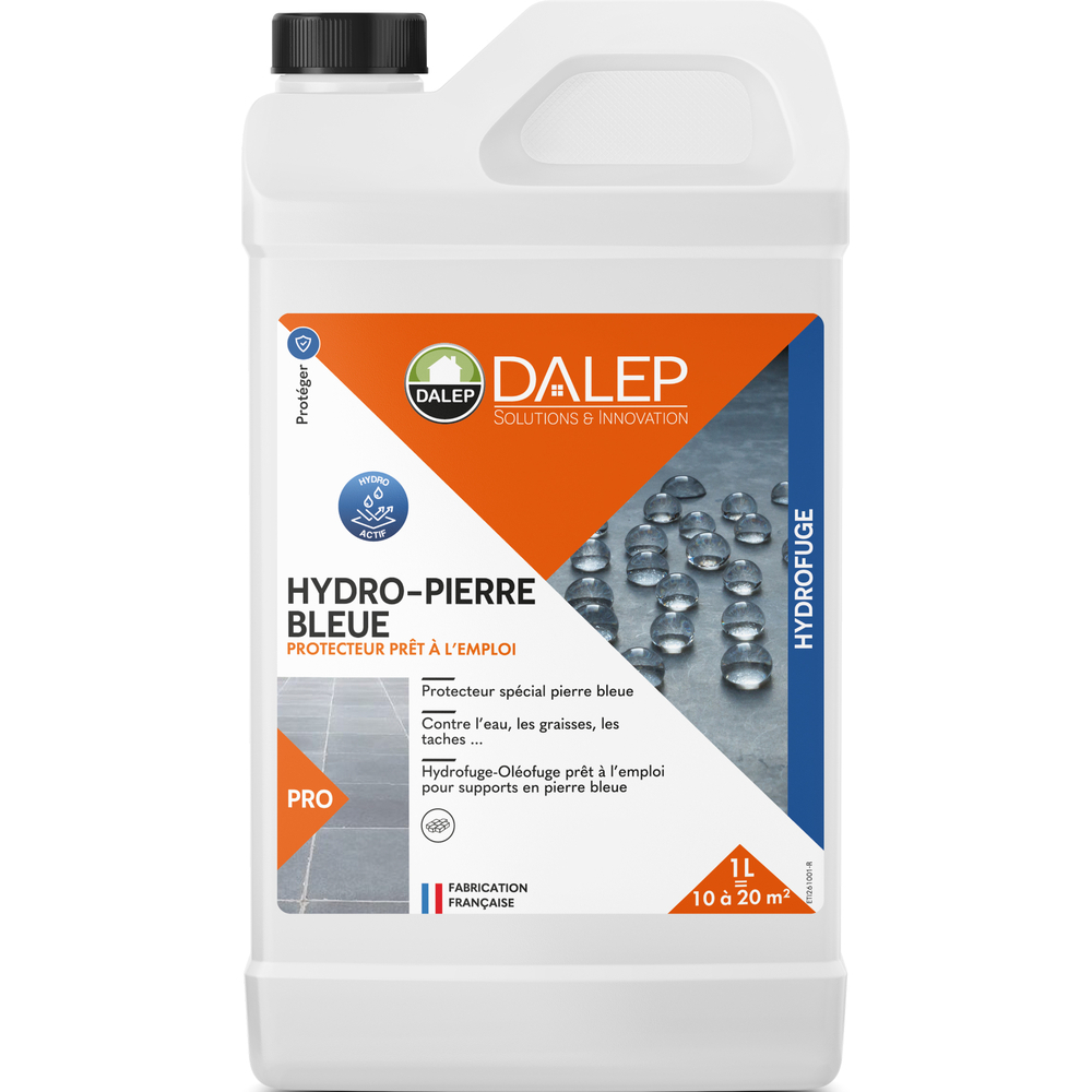 Protecteur HYDRO-PIERRE BLEUE Prêt à l'Emploi - Bidon 1 L DALEP - 1.02.0031.01