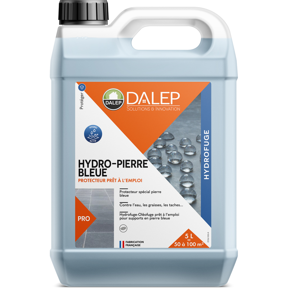 Protecteur HYDRO-PIERRE BLEUE Prêt à l'Emploi - Bidon 5 L DALEP - 1.02.0031.03