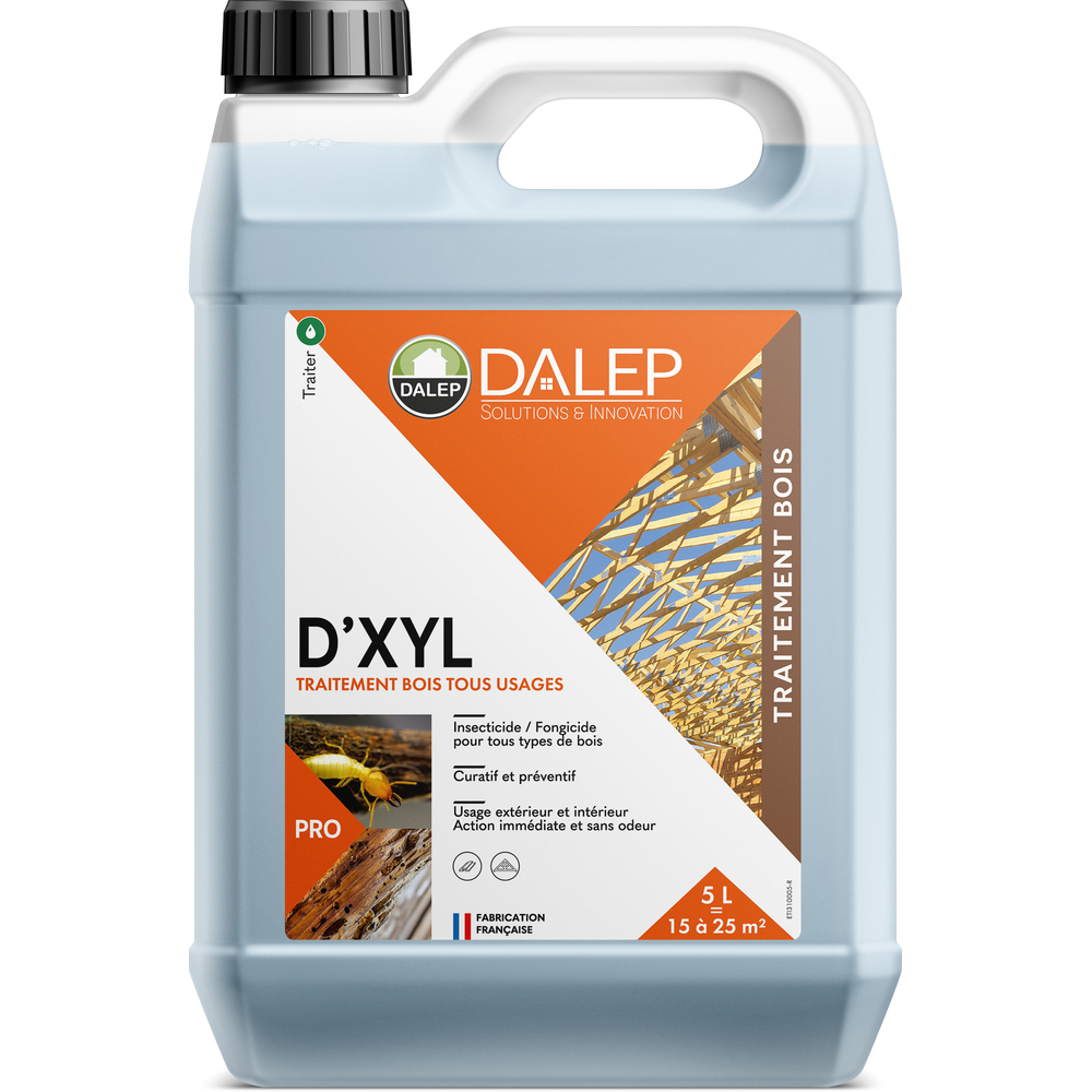 Traitement D'XYL Bois Tous Usages - Bidon 5 L DALEP - 1.03.0033.03