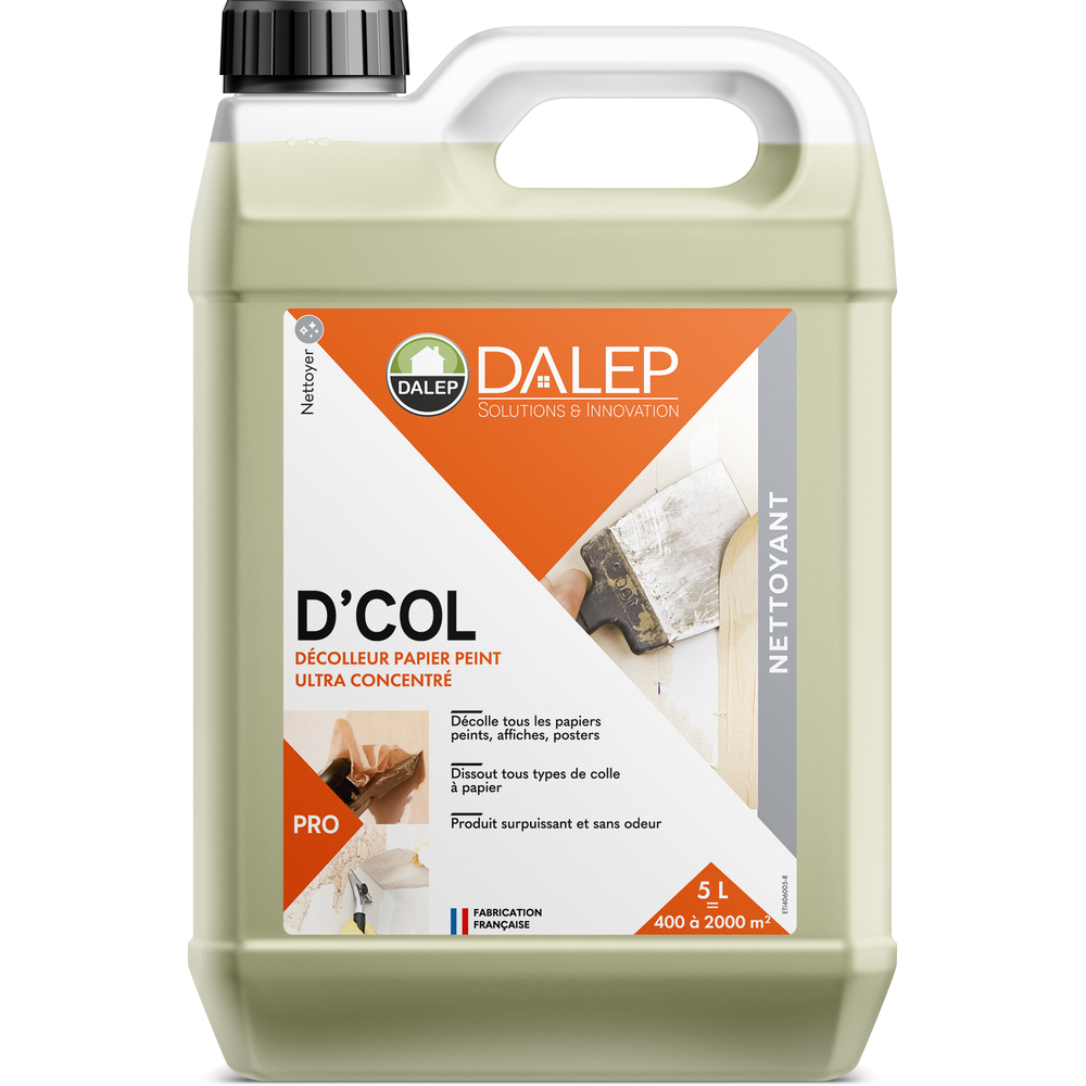 Décolleur D'COL Papier Peint - Bidon 5 L DALEP - 1.04.0044.03