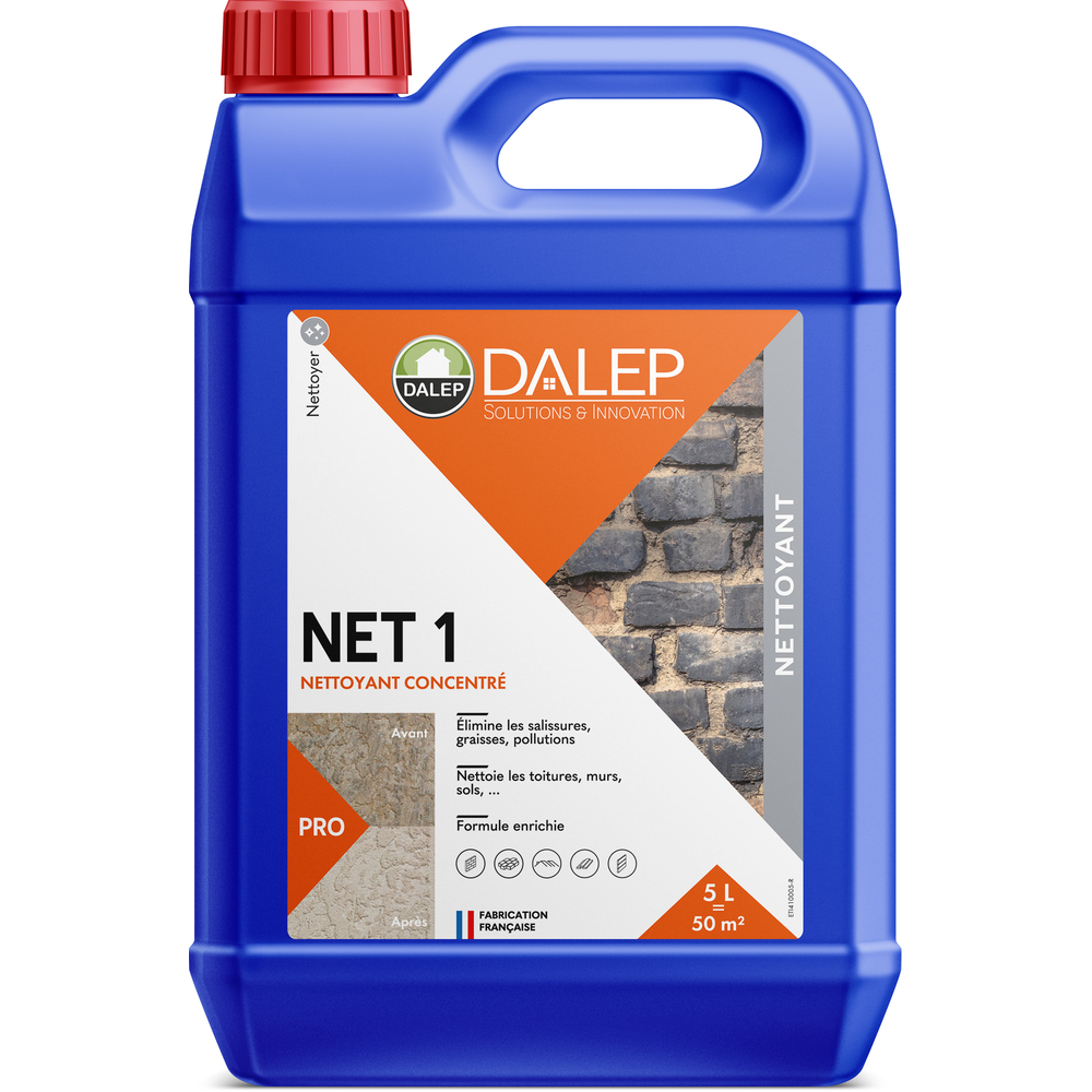Nettoyant Concentré NET 1 - Bidon 5 L DALEP - 1.04.0046.03