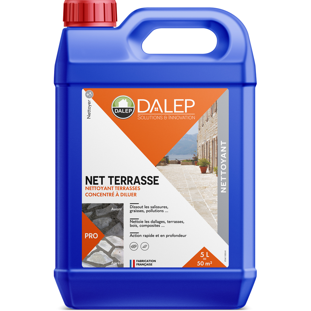Nettoyant terrasse concentré NET TERRASSE Bidon 5 L DALEP 1.04.0047.03
