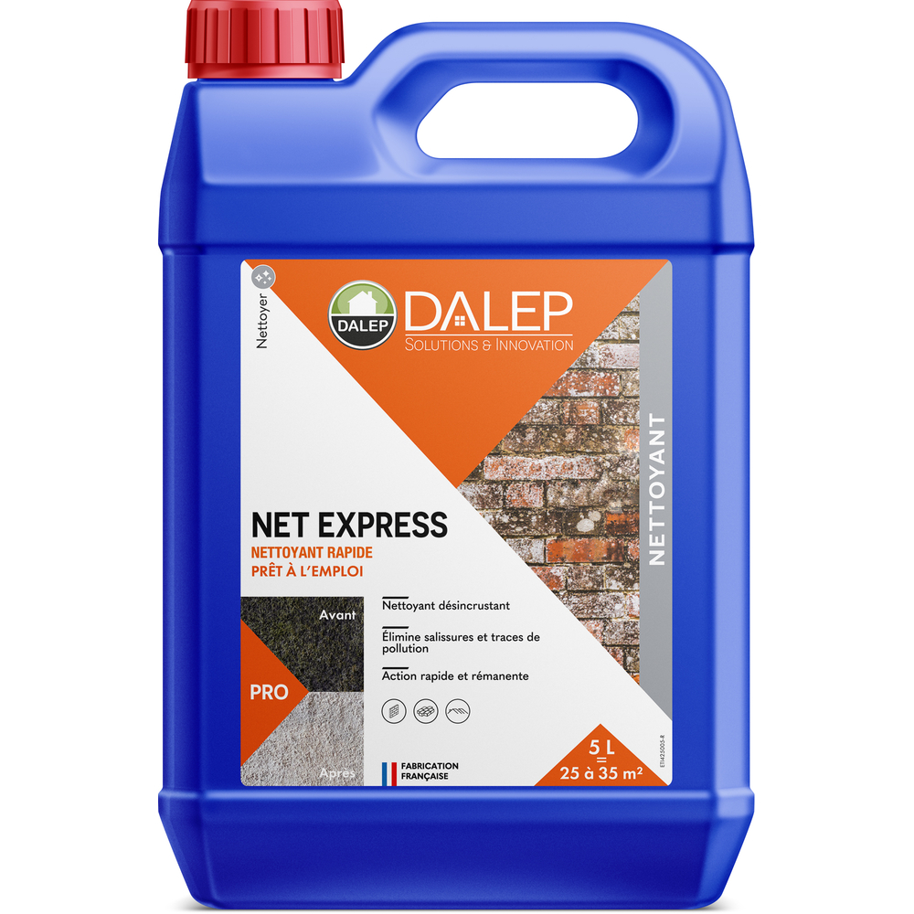 Nettoyant Rapide NET EXPRESS - Bidon 5 L DALEP - 1.04.0050.03