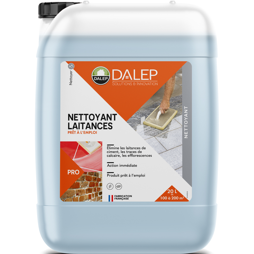 NETTOYANT LAITANCES Prêt à l'Emploi - Bidon 20 L DALEP - 1.04.0053.06