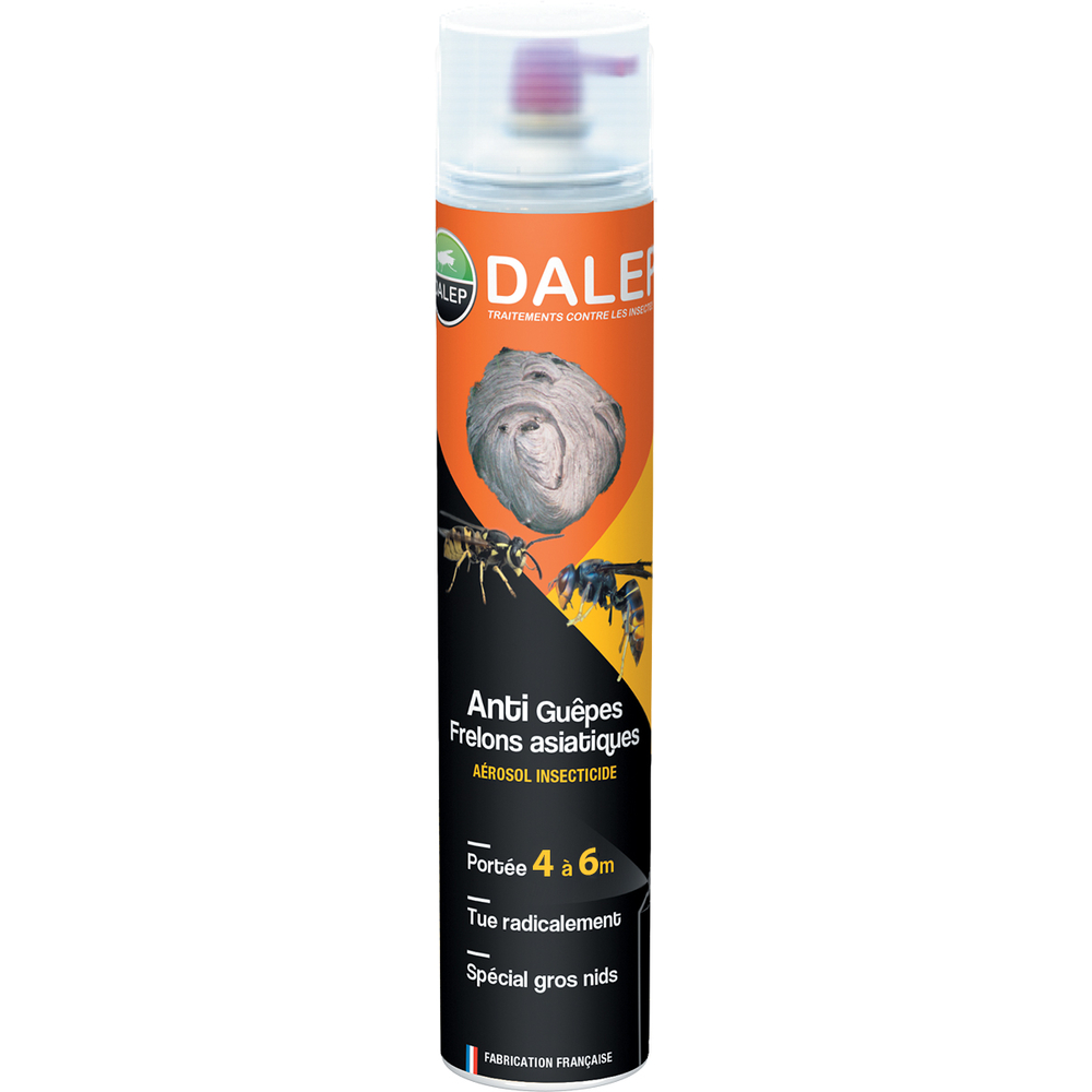 Insecticide ANTI-GUÊPES FRELONS ASIATIQUES - Aérosol 750 mL DALEP - 1.07.0055.14