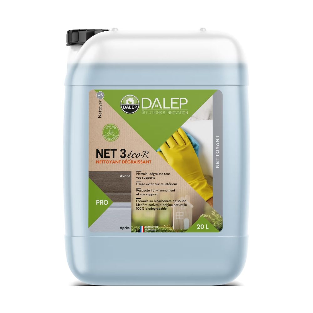 Nettoyant NET 3 éco R Dégraissant - Bidon 20 L DALEP - 407020