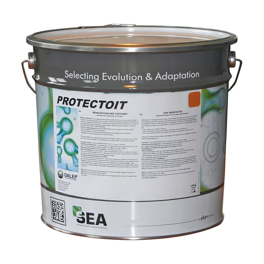 Revêtement PROTECTOIT MARRON pour Toitures 4L - DALEP - 700882