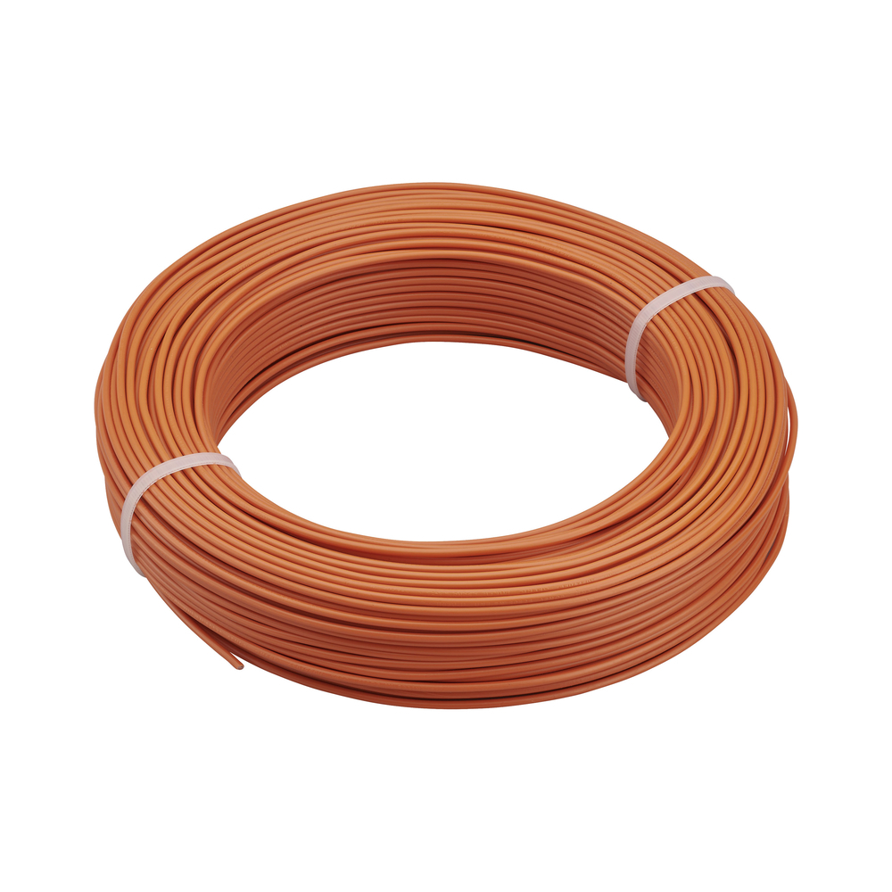 COURONNE DE CABLE HO7V-U 1.5 MM² 100 M ORANGE - DEBFLEX - 110009