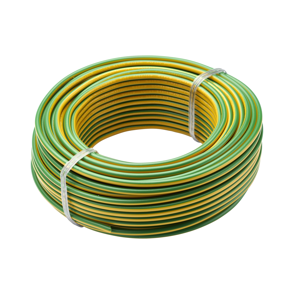 BOBINOT HO7V-U 1.5 MM² 25M JAUNE/VERT - DEBFLEX - 110345