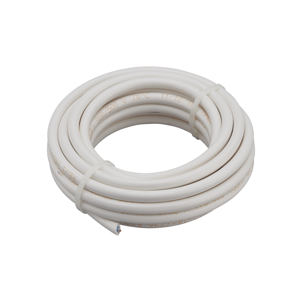 BOBINOT HO5VV-F 2X1 5M BLANC - DEBFLEX - 141311