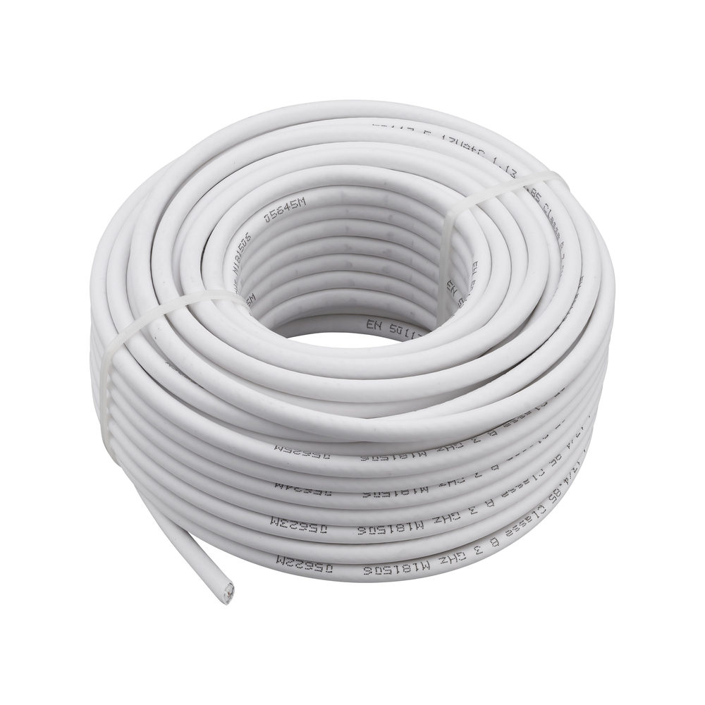 COURONNE DE CABLE TV 17 VATCA 50 M BLANC - DEBFLEX - 225030