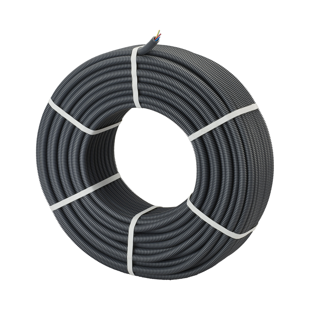 COURONNE DE GAINE PRE FILEE 3X1.5 MM² Ø16 100 M GRIS - DEBFLEX - 410003
