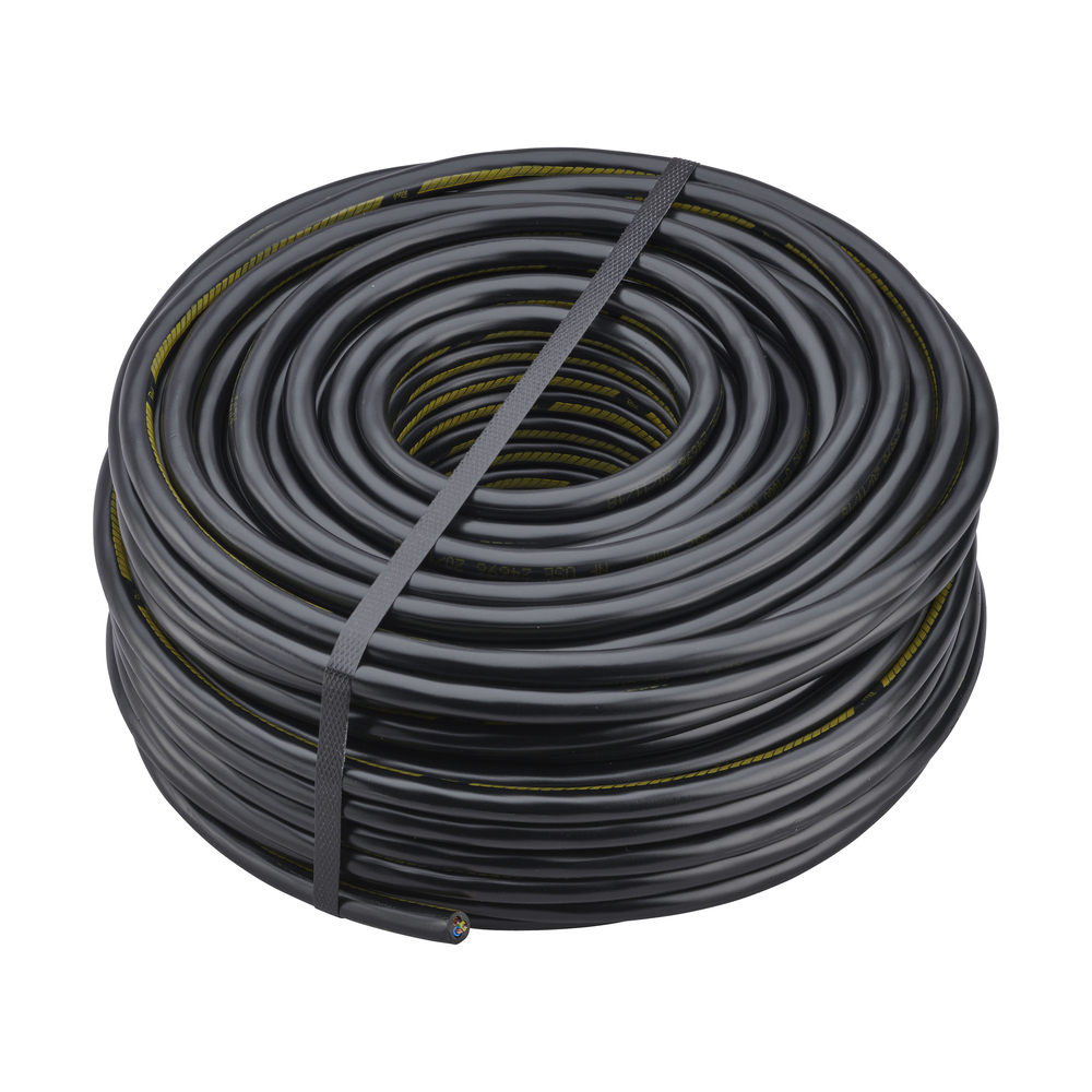 COURONNE DE CABLE U1000R2 V 3G2.5 MM² 50 M NOIR - DEBFLEX - 512513