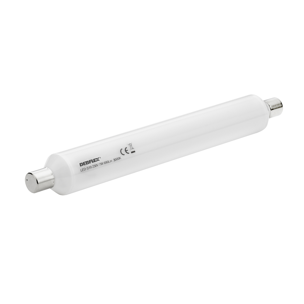 TUBE LINOLITE LED 310MM S19 7W 6500K 620LM BLANC - DEBFLEX - 600026