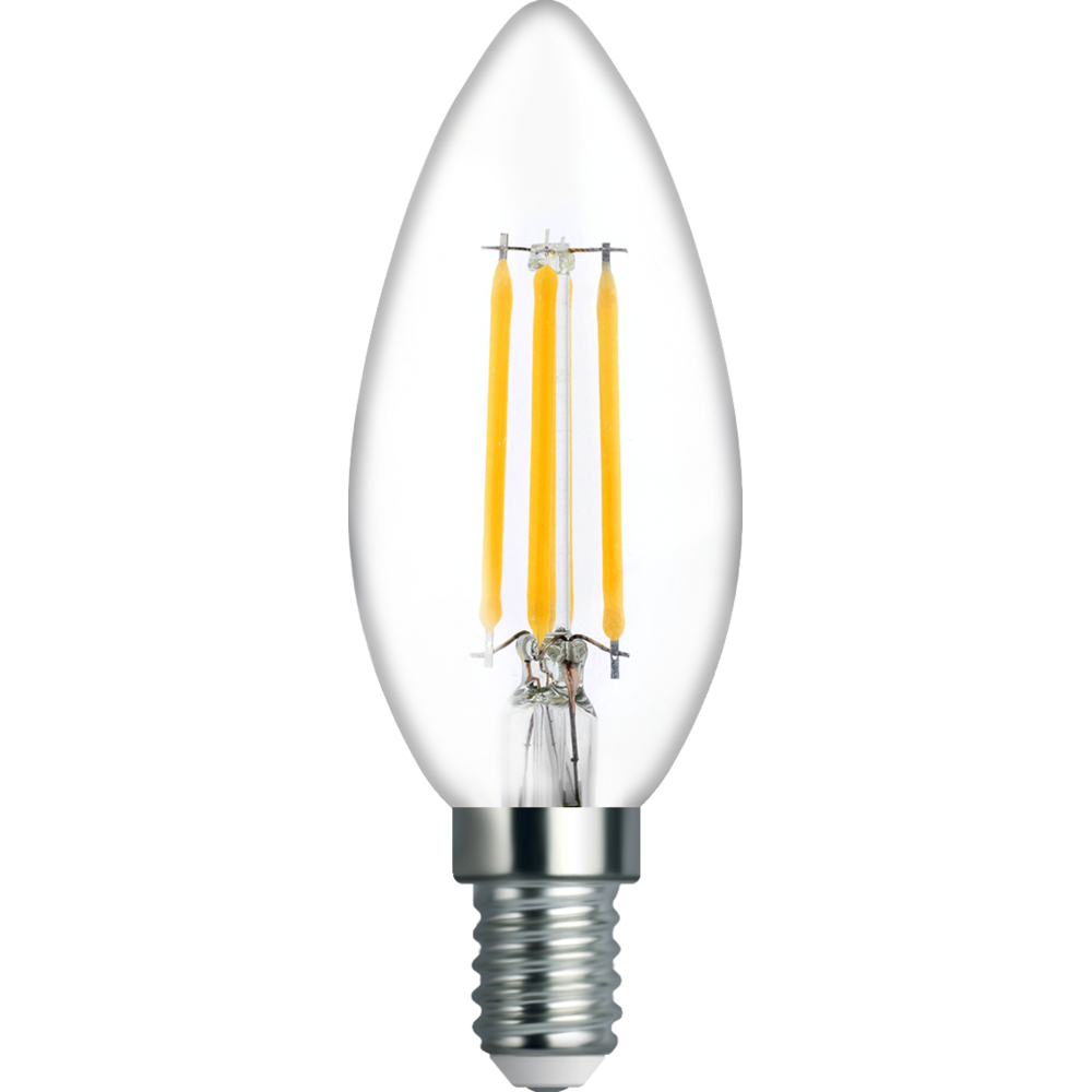 AMPOULE C35 FILAMENT VERRE TRANSPARENT E14 2,8W 2700K 250LM - DEBFLEX - 600476