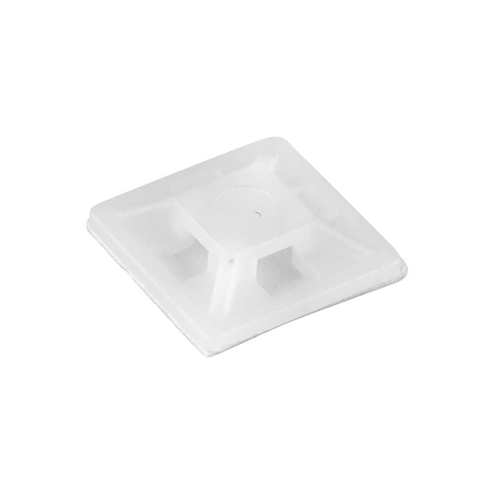 EMBASE ADHESIVE POUR COLLIER 3.6 MM INCOLORE SACHET DE 25 - DEBFLEX - 702401