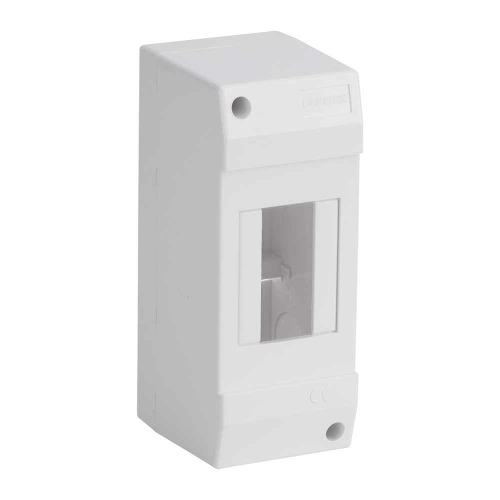 COFFRET VIDE 1 RANGEE 2 MODULES 51X130X63MM - DEBFLEX - 707230