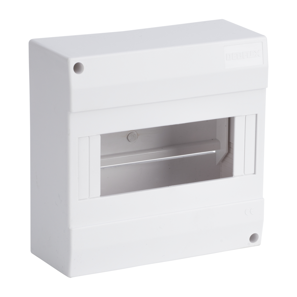 COFFRET VIDE 1 RANGEE 8 MODULES 160X160X65MM - DEBFLEX - 707260