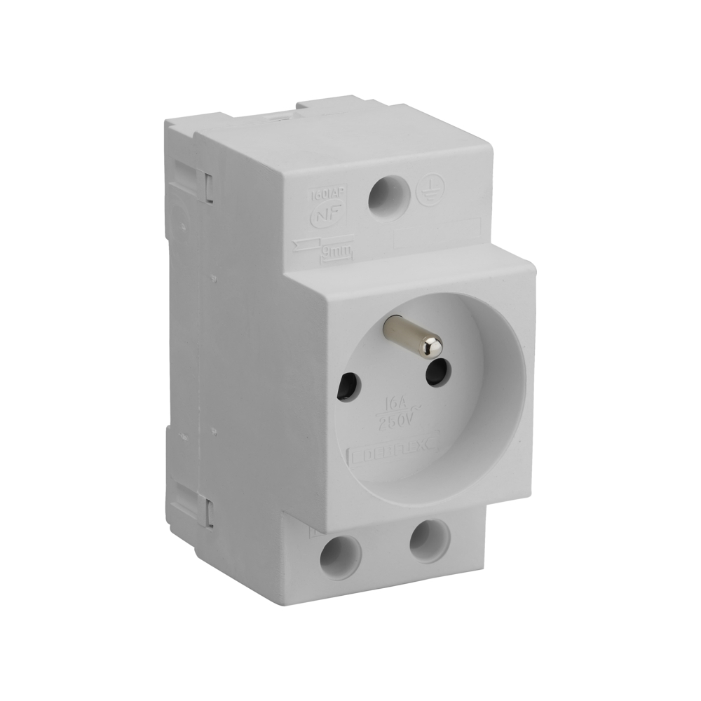 PRISE DE COURANT MODULAIRE 2P+T 10/16A - DEBFLEX - 707891