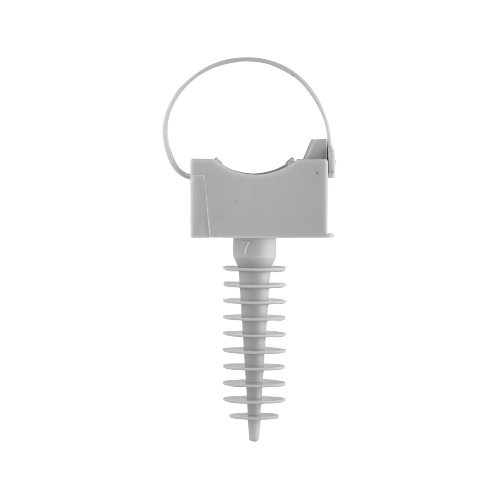 INSTACLIP + CHEVILLE Ø16 GRIS SACHET DE 10 - DEBFLEX - 709076