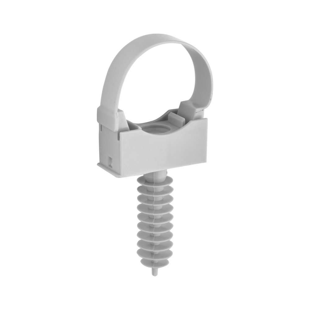 INSTACLIP + CHEVILLE Ø25 GRIS SACHET DE 10 - DEBFLEX - 709078