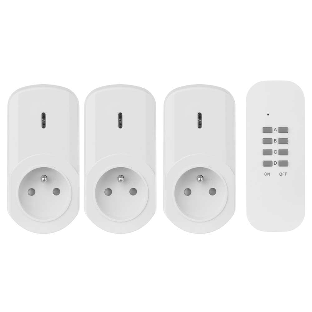 PRISES COMMANDEES + TELECOMMANDE - DEBFLEX - 712134