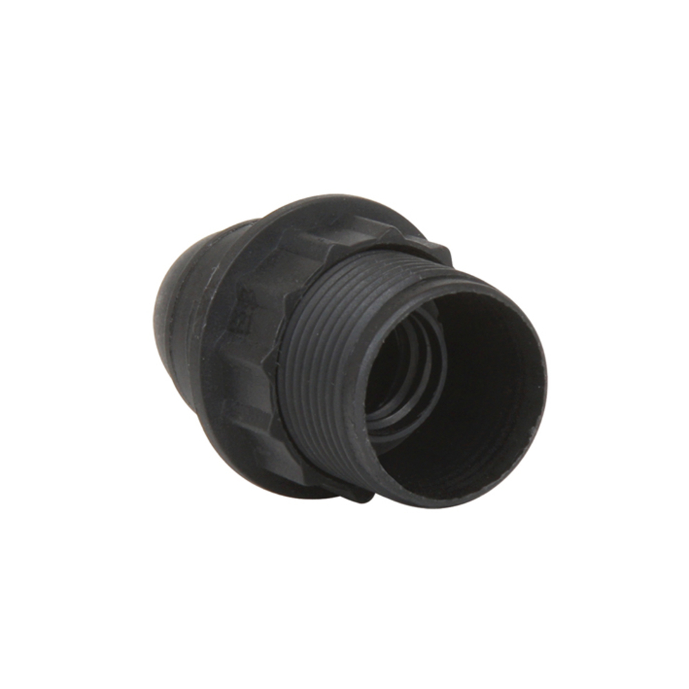 DOUILLE E14 1/2 FILETEE PLASTIQUE NOIR - DEBFLEX - 712550