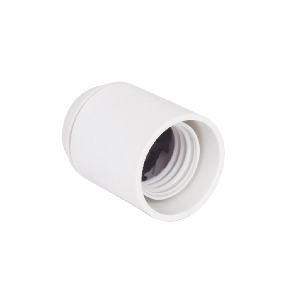 DOUILLE E27 LISSE PLASTIQUE BLANC - DEBFLEX - 712650