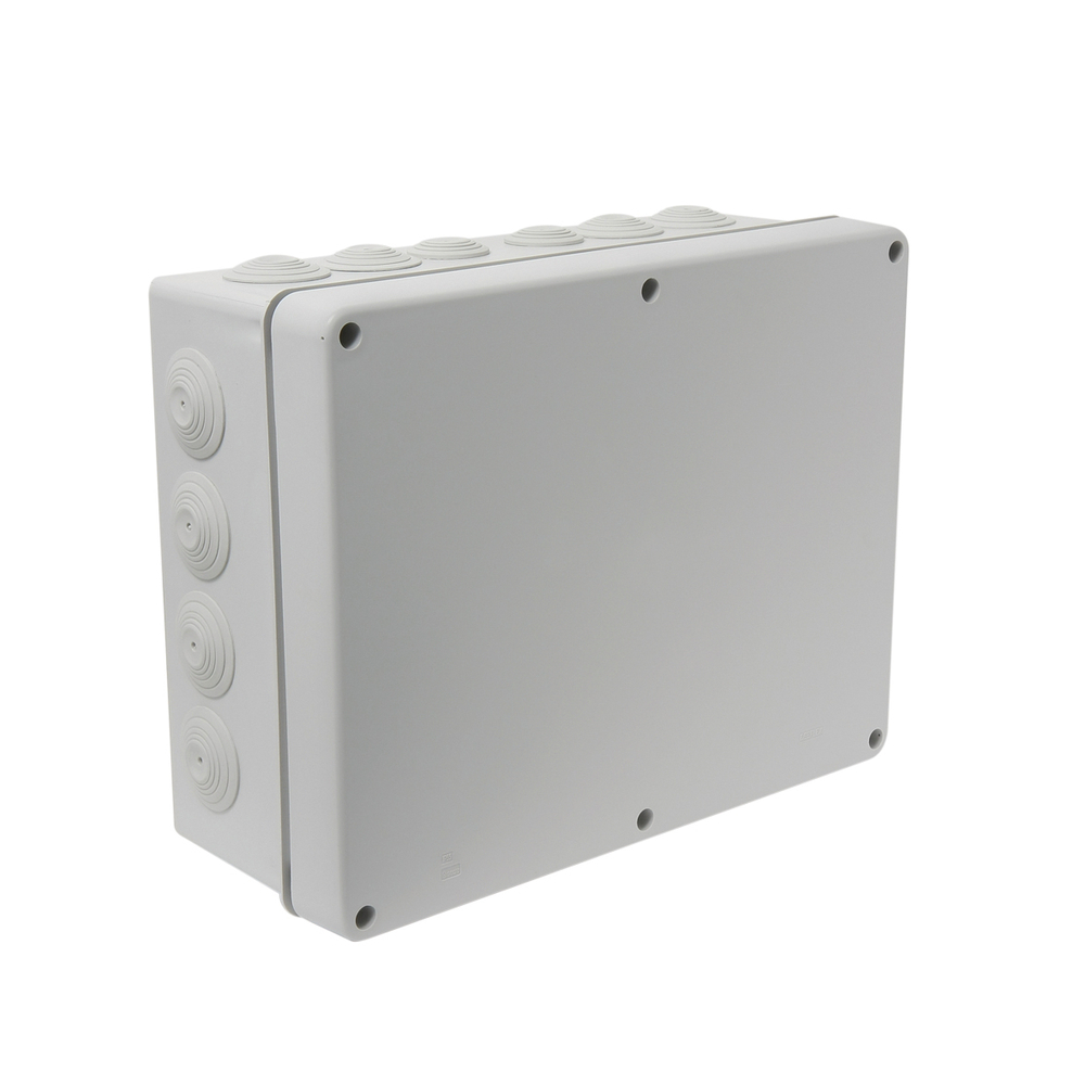 BOITE DE DERIVATION ETANCHE IP55 310X240/P120 GRIS - DEBFLEX - 718080