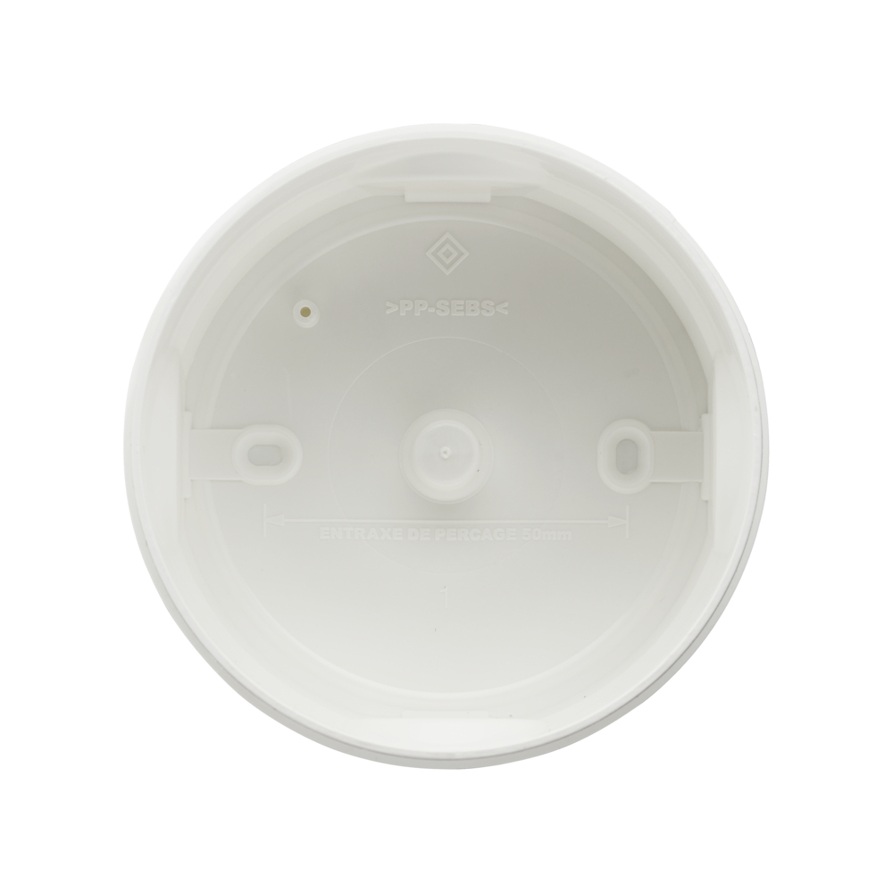 BOITE DE DERIVATION ETANCHE IP66 Ø85/P50 BLANC - DEBFLEX - 718235