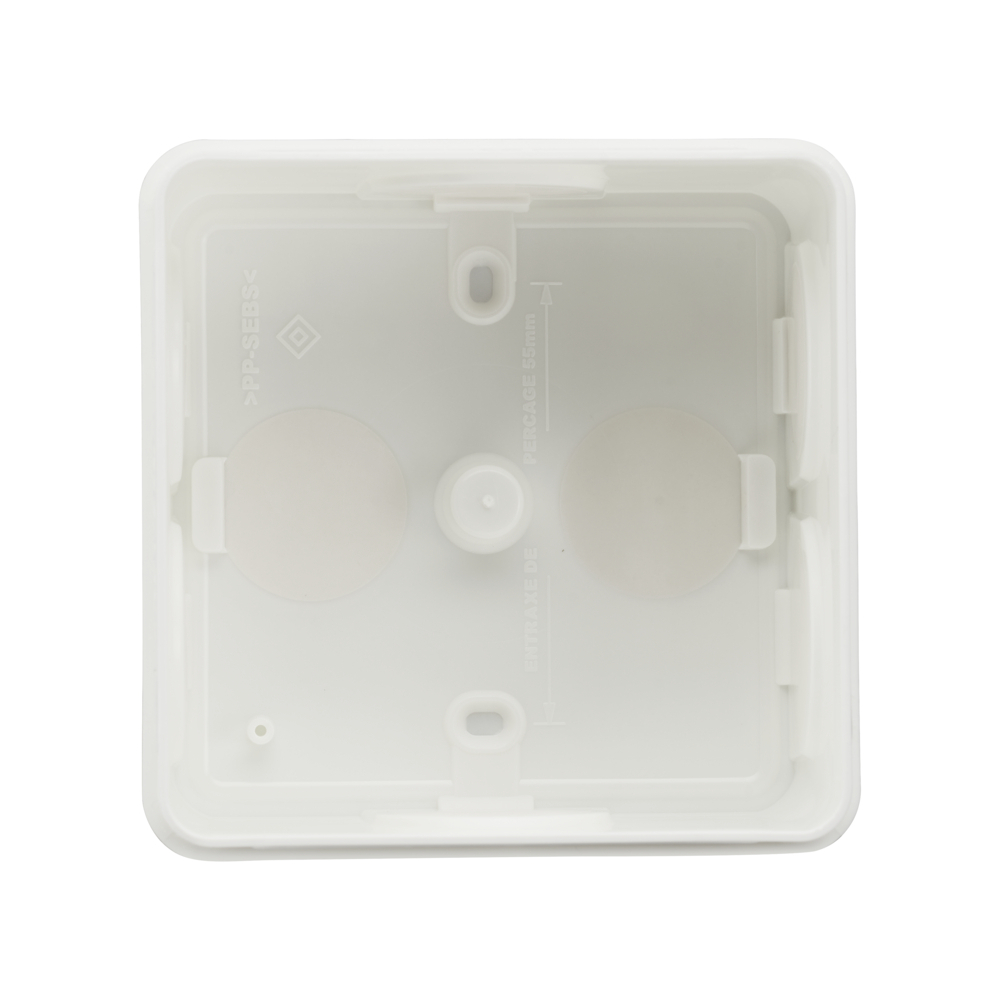 BOITE DE DERIVATION ETANCHE IP66 85X85/P50 BLANC - DEBFLEX - 718245