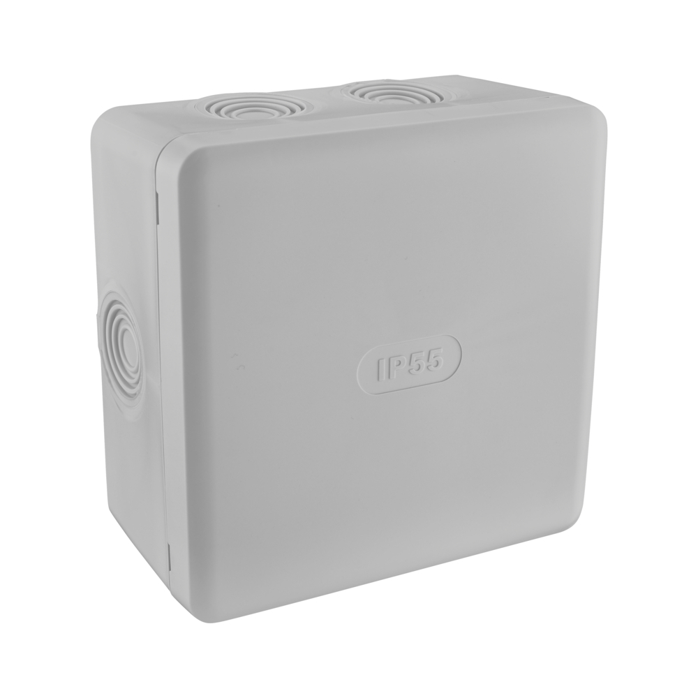 BOITE DE DERIVATION ETANCHE IP55 115X115/P60 GRIS - DEBFLEX - 718808