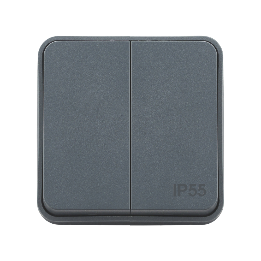 CYKLONE IP55 DOUBLE VA ET VIENT ANTHRACITE - DEBFLEX - 730423