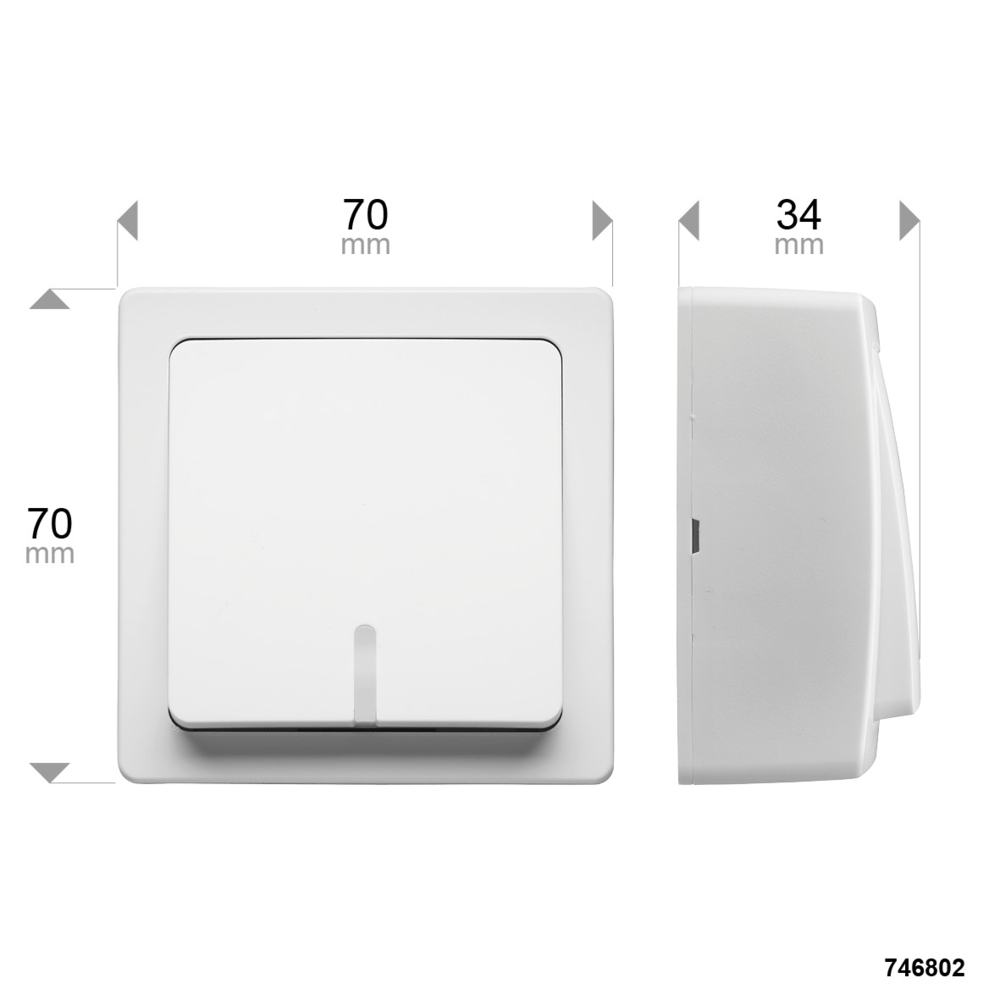 BLOK VA ET VIENT LUMINEUX BLANC - DEBFLEX - 746802