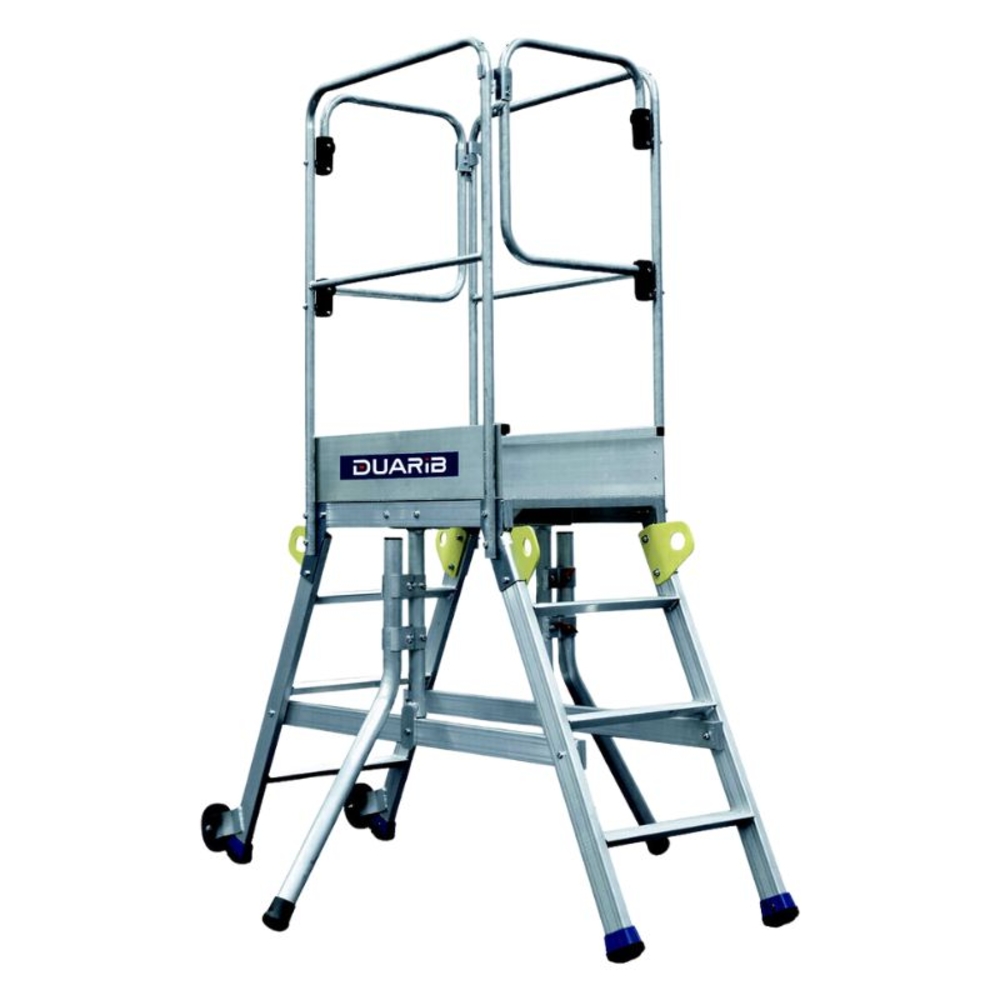 Plateforme hauteur fixe - entre banche double accès - 5 marches - DUARIB - 18045