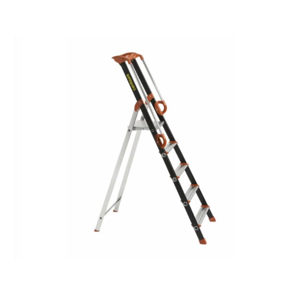 Escabeau aluminium Pro UP CENTAURE 5 marches serties - hauteur de travail 2,99m - 239205